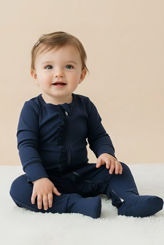 Baby Bamboo Zip Romper