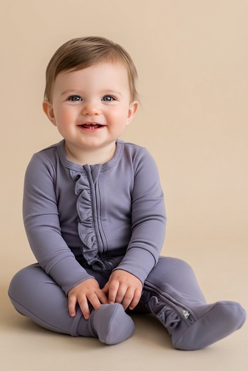 Baby Bamboo Zip Romper
